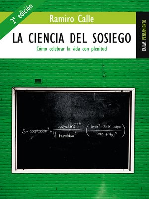 cover image of La ciencia del sosiego